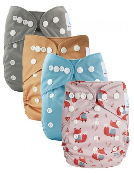Couches lavables Te1 évolutives de la naissance à la propreté