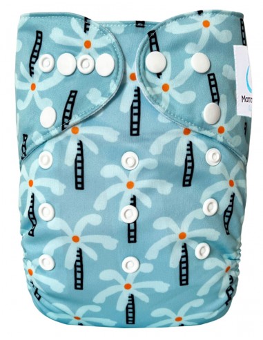 Capa lavable para bebés mientras una naturaleza y naturaleza de la madre