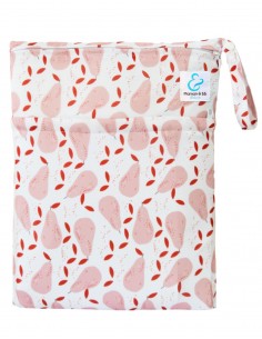 Waterproof bag for storing and carrying washable layers
