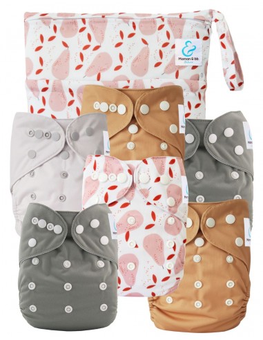 Kit de lanzamiento pañales Lavable: lo esencial para iniciar un enfoque saludable para el bebé y el planeta.