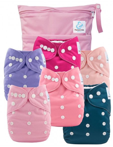 Kit de lancement couches lavables - l'essentiel pour se lancer dans une démarche saine pour bébé et la planète