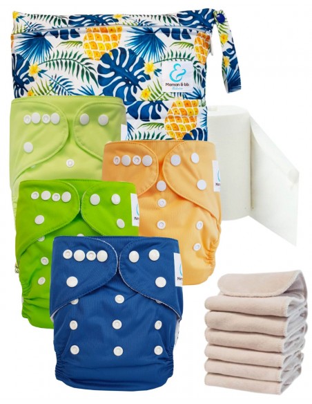 Kit de lancement couches lavables Start and Go TE1 Sensitive - Brise