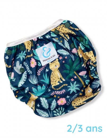 Couche maillot de bain lavable et réutilisable pour bébé