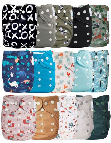 Lot of 15 Evolutive Washing Layers United + 15 Inserts