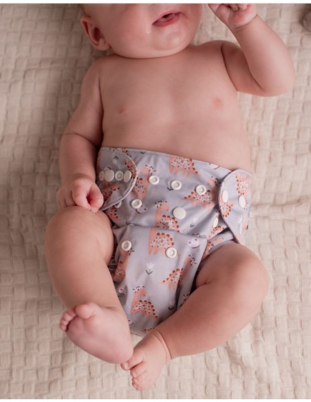 Couche lavable bébé tout en Un motifs petits camions