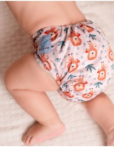 Couche Lavable pour bébé Tout en deux TE2 avec système évolutif