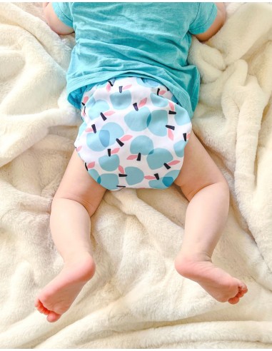 Couche lavable bébé tout en Un motifs petits camions