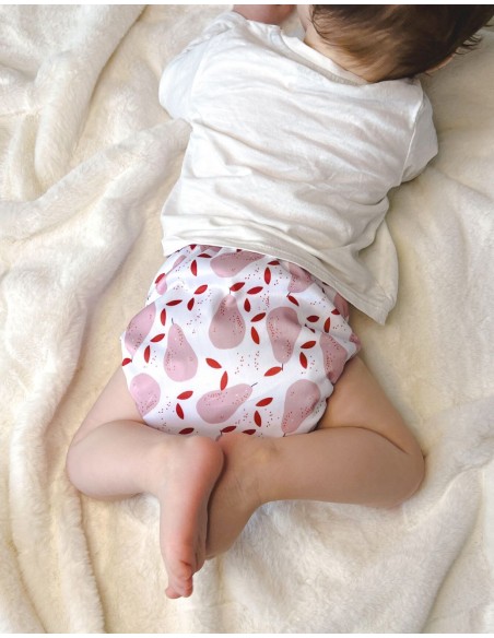 Lot de 5 couches lavables évolutives avec leur inserts ultra absorbants