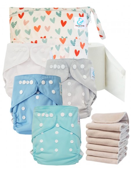 Kit de lancement couches lavables Start and Go TE2 Sensitive