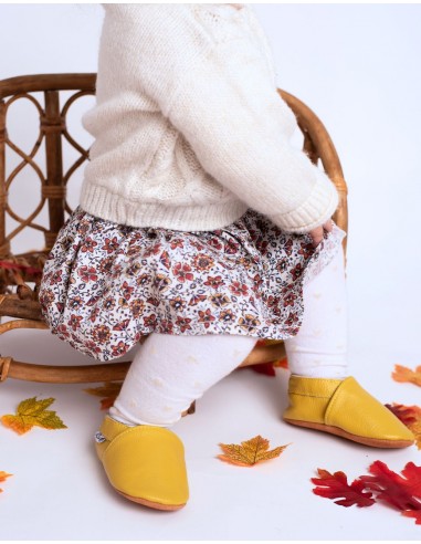 Soft Leather Baby Champon - Safari