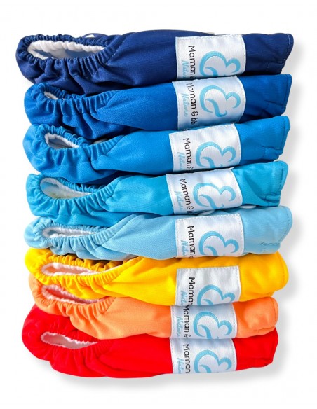 Washable layers while one for newborn, opt for Zero Dechet gesture