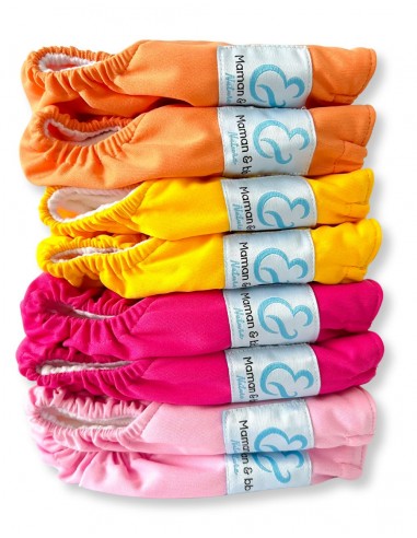 Washable layers while one for newborn, opt for Zero Dechet gesture