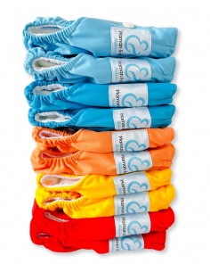 Newborn - Lot de 10 Couches lavables Newborn Te1 - Summer