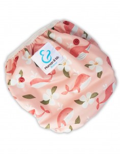 Washable and reusable swimsuit layer for baby
