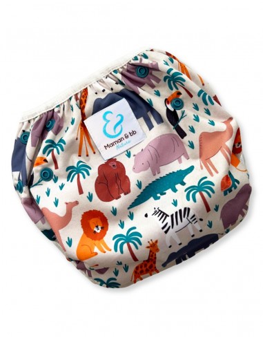 Washable and reusable swimsuit layer for baby