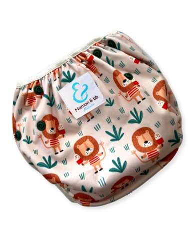 Capa de traje de baño lavable y reutilizable para bebé