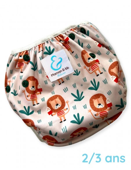 Couche maillot de bain lavable et réutilisable pour bébé