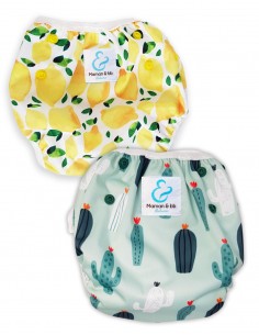 Lot of 2 bath layers 2/3 years for baby swimmer