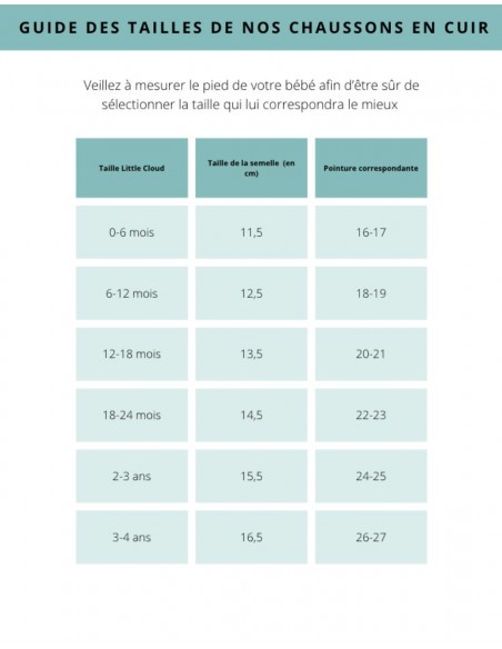 Chausson bébé en cuir souple - Jungle
