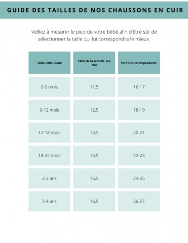 Chausson bébé en cuir souple - Brun