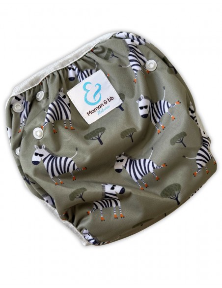 Couche maillot de bain lavable et réutilisable pour bébé