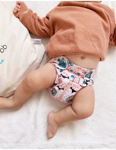 Lot 10 Washable layers while two te2 with double gussets + 10 bamboo inserts