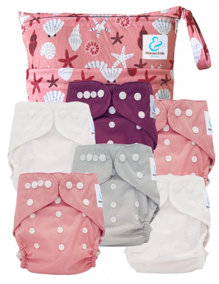 Pack Essentiel de couches lavables TE2 Sensitive