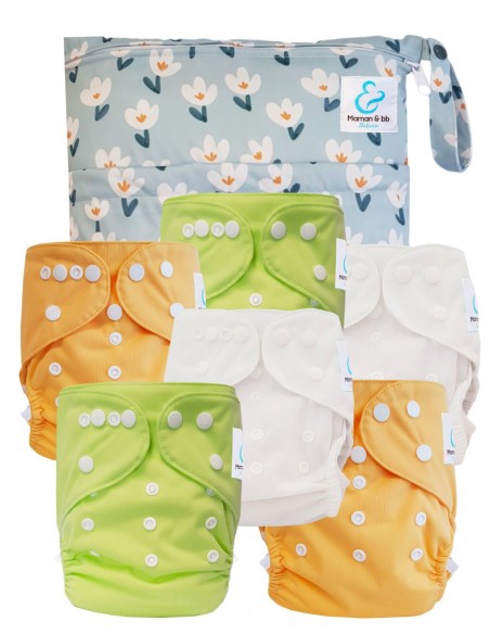 Pack Essentiel de couches lavables TE2 Sensitive