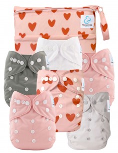 Kit de lanzamiento pañales Lavable: lo esencial para iniciar un enfoque saludable para el bebé y el planeta.