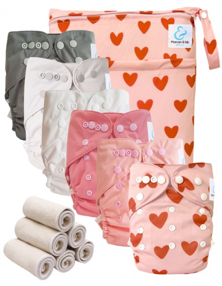 Pack Essentiel de couches lavables TE2