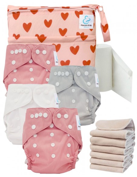 Kit de lanzamiento pañales Inicio lavable y go tE2 sensible