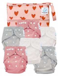 Paquete esencial de pañales TE2 Lavable Sensible