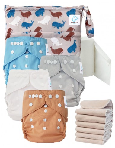 Kit de lanzamiento pañales Inicio lavable y go tE2 sensible
