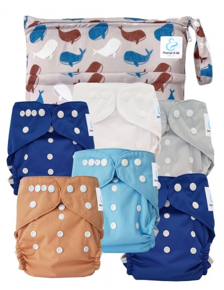 Pack Essentiel de couches lavables TE2 Sensitive