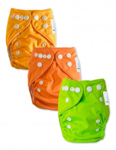 Pack Discovery Lady layers Te1 Newborn insert and protective sails, opt for Zero Dechet gesture