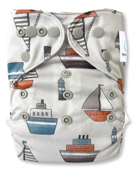 Couche Lavable pour bébé Tout en deux TE2 avec système évolutif