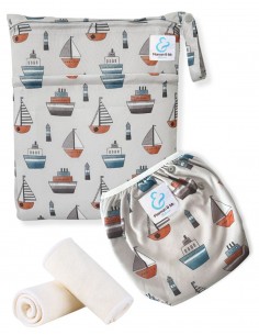 Kit de baño para baby natación Pequeños barcos pequeños