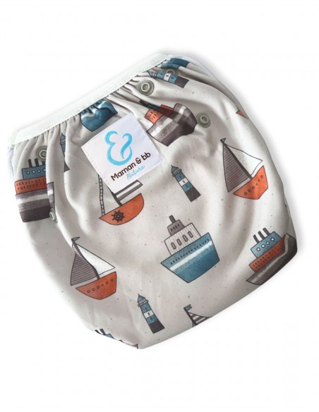 Washable and reusable swimsuit layer for baby