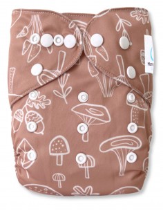 Baby washable layer while a forest pattern