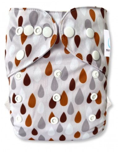 Couche Lavable pour bébé Tout en deux TE2 avec système évolutif