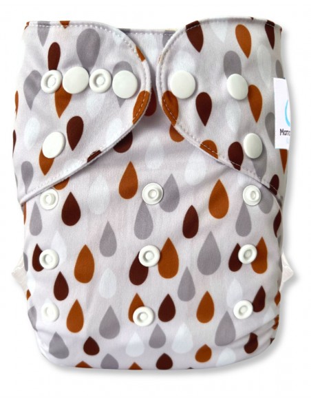 Couche Lavable pour bébé Tout en deux TE2 avec système évolutif