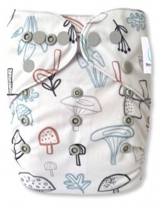 Capa lavable del bebé mientras que un patrón de otoño