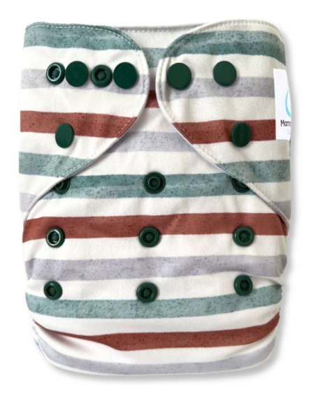 Couche lavable bébé tout en Un motif animal