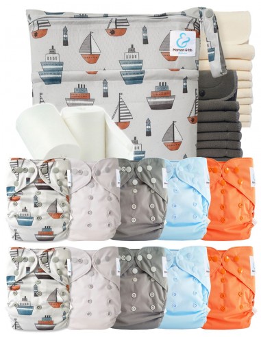 Complete Pack Washable Layers TE2 Ships Ships