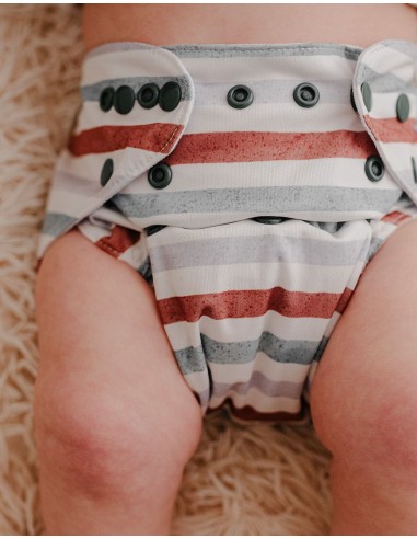 Couche lavable bébé tout en Un motif animal