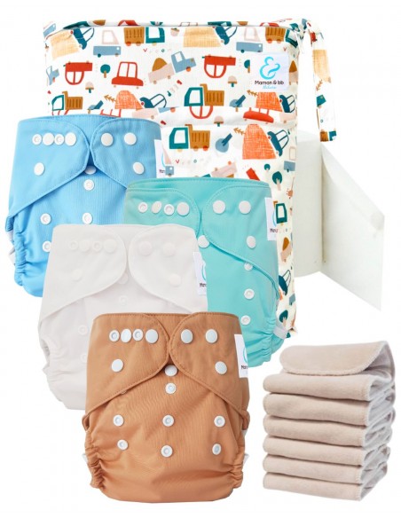 Kit de lancement couches lavables Start and Go TE2 Sensitive