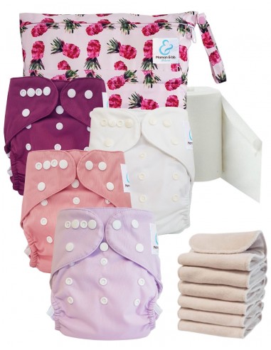 Kit de lanzamiento Capas lavables comienzan y sigue sensibles a TE2