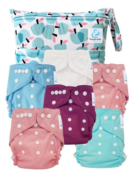 Pack Essentiel de couches lavables TE2 Sensitive