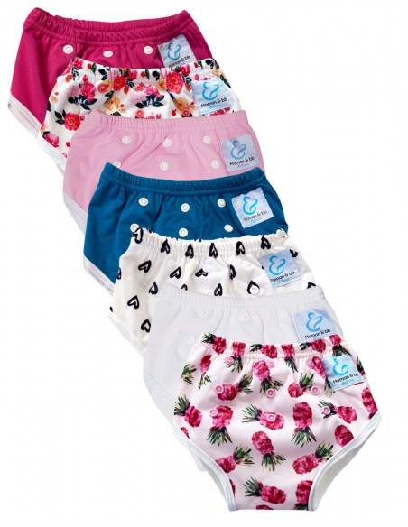 Culotte d'apprentissage à la propreté taille évolutive bambou