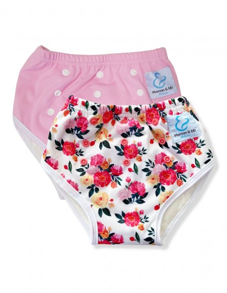 Culotte d'apprentissage à la propreté taille évolutive bambou